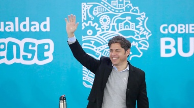 Kicillof, a alumnos secundarios: "Que no les llenen la cabeza con el discurso de que no sirve el Estado"