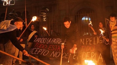 Volvieron a procesar a referentes de Revolución Federal por daños frente a la casa de Cristina