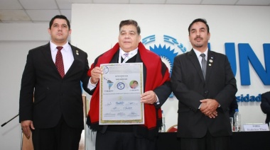 Reconocimiento Internacional Honoris Causa al Intendente Mario Ishii