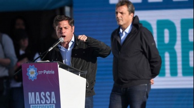 Kicillof encabeza un acto de respaldo a Massa en La Plata junto a Alak, Secco y Cagliardi