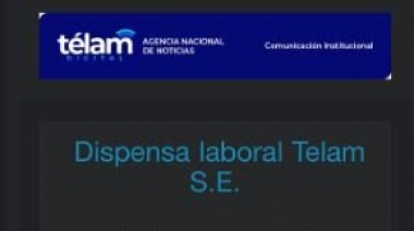 La agencia TELAM dejó de funcionar hoy