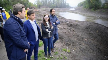 Kicillof: "En la provincia de Buenos Aires la obra pública no se paraliza"
