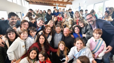 El gobernador  encabezó la inauguración de la obra de ampliación de la Escuela Primaria N°12