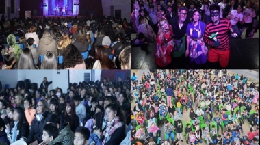 Miles de niños y niñas disfrutan de las variadas actividades culturales que brinda la municipalidad