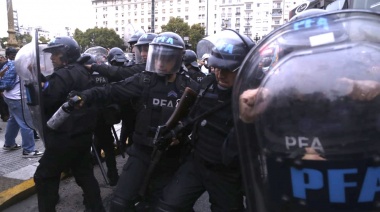 La marcha de jubilados: la policía reprimió manifestantes