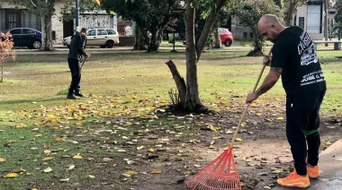 Operativos de saneamiento en espacios verdes de José C Paz