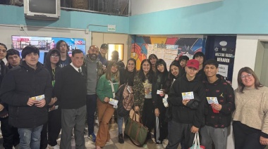 Visita de estudiantes secundarios al Centro de Formación Laboral de José C Paz