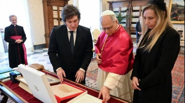 El Papa le confirmó a Milei que visitará la Argentina