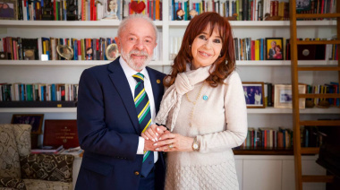 El mensaje de Cristina Fernández de kirchner luego de recibir la visita de Lula