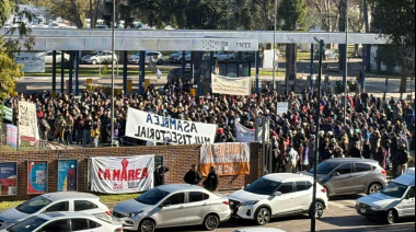 Protesta frente al INTI: la policía provocó, reprimió y detuvo trabajadores