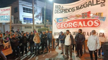 Gendarmería reprimió a trabajadores de Georgalos en Panamericana