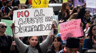 Organismos de personas con discapacidad se concentran en el Congreso por la Ley de emergencia