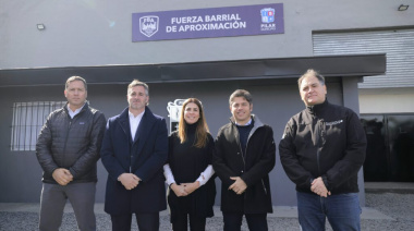 Axel Kicillof inauguró una base policial en Pilar