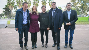 Axel Kicillof , Sergio Massa y Katopodis se reunieron con los intendentes de la primera sección