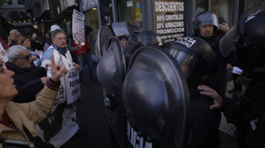 La "represión de los miércoles" en la marcha de Jubilados
