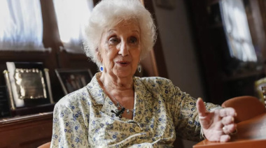 Estela de Carlotto cuestionó a Milei por usar el “Nunca Más” para hacer campaña electora