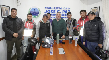 El Municipio de José C Paz garantiza derechos laborales y seguridad a trabajadores de delivery