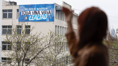 A 100 días de la condena, el peronismo marchó en respaldo de Cristina Kirchner