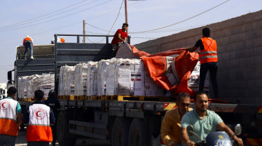 Comenzó el ingreso masivo de ayuda humanitaria a Gaza