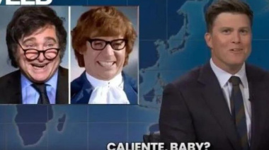 Saturday Night Live comparó a Javier Milei con Austin Powers y cuestionó el swap