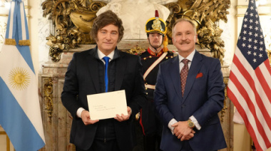 Milei recibió a los embajadores de EEUU y el Reino Unido