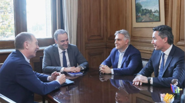 Santilli recibió a dos gobernadores