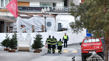 El fuego arrasó un bar de Crans-Montana en plena celebración de fin de año
