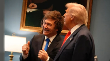 Milei participó este jueves de la firma del denominado «Consejo de la Paz» impulsado por Donald Trump