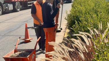 Operativos de mantenimiento de los espacios públicos en José C Paz