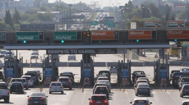 Los peajes de rutas nacionales aumentan hasta 19% desde esta semana