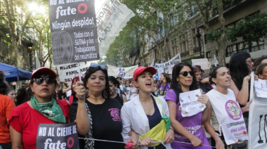 8M en las calles con miles de mujeres en lucha contra el Gobierno de Milei