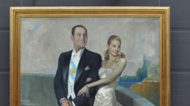 Descolgaron cuadro de Perón y Evita de Casa Rosada por orden de Karina Milei