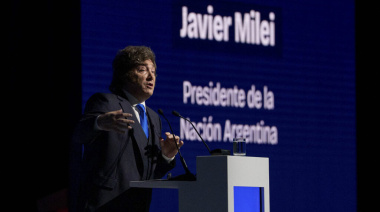 Milei dijo sobre la inflación "El dato no me gustó y me repugna"  pero seguirá "abrazado a la ortodoxia"