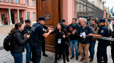 El Gobierno prohibió este jueves el ingreso de la prensa acreditada a la Casa Rosada