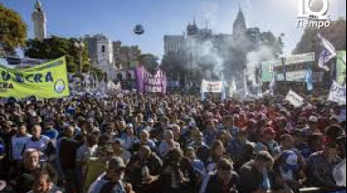 La CGT marchó por el Día del Trabajador a Plaza de Mayo