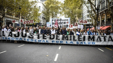 Gran convocatoria en Plaza de Mayo y en todo el país contra el ajuste en salud