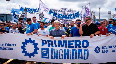 Gremios marcharon contra el fallo que dispuso la intervención de la UOM