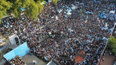 Máximo Kirchner en Parque Lezama: "justicia fiscal para que haya equilibrio social"