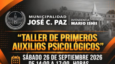 Taller de Primeros Auxilios Psicológicos en José C Paz