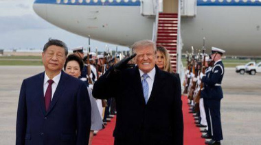 Trump recibió a Xi Jinping en la Casa Blanca