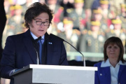 El Presidente encabezó un acto en el Campo de Polo por el Día de la Bandera