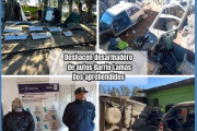 Operativo contra desarmaderos en José C Paz