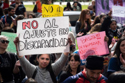 Organismos de personas con discapacidad se concentran en el Congreso por la Ley de emergencia
