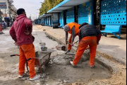 Final de obra en calle Melvin Jones de José C Paz