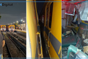 Choque de trenes de la Línea Urquiza en estación Lemos