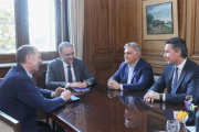 Santilli recibió a dos gobernadores