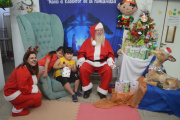 La visita de Papá Noel a los chicos del servicio TEA en José C Paz