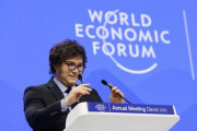 Milei en Davos defendió el "capitalismo de libre comercio"