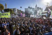 La CGT marchó por el Día del Trabajador a Plaza de Mayo