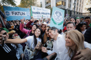 El gobernador Axel Kicillof participó de la Cuarta Marcha Federal Universitaria en Plaza de Mayo